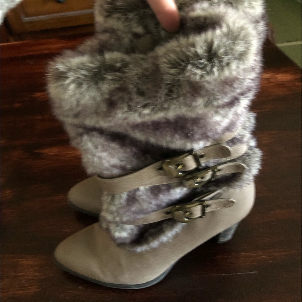 Kathy van zeeland fur heel boot 8m